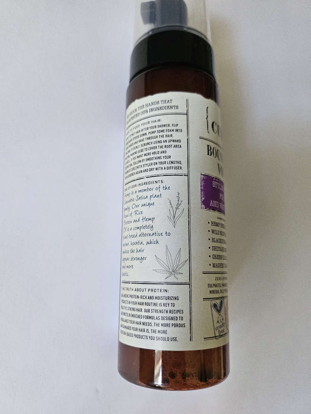 NEW Curlsmith Bouncy Strength Volume Foam all hair types slight hold, 7.5 oz - Picture 4 of 4